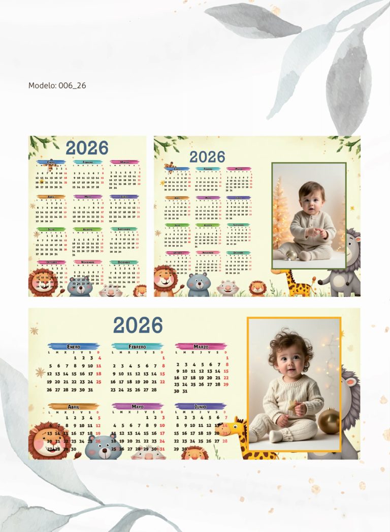 Calendario Modelo 006