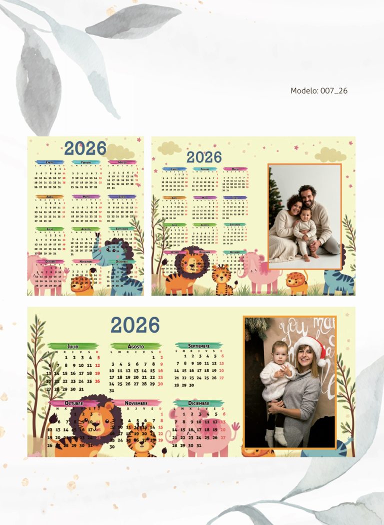 Calendarios Modelo 007