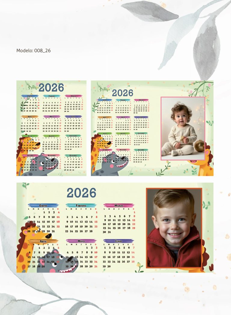 Calendarios Modelo 008