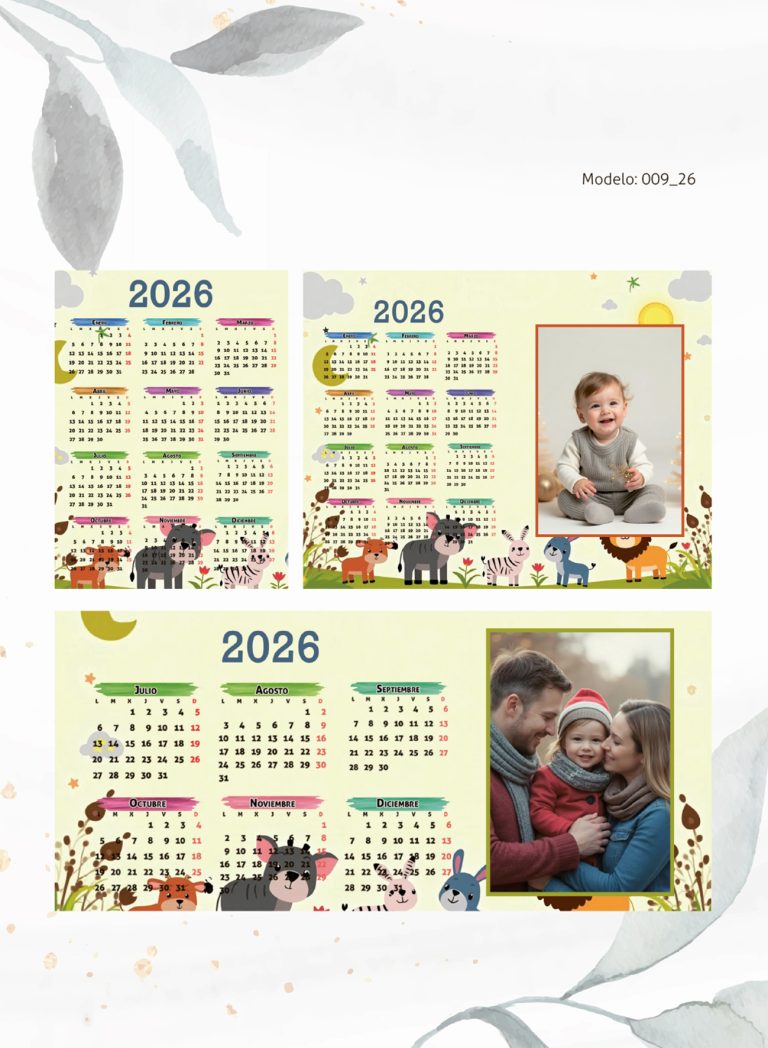 Calendarios Modelo 009