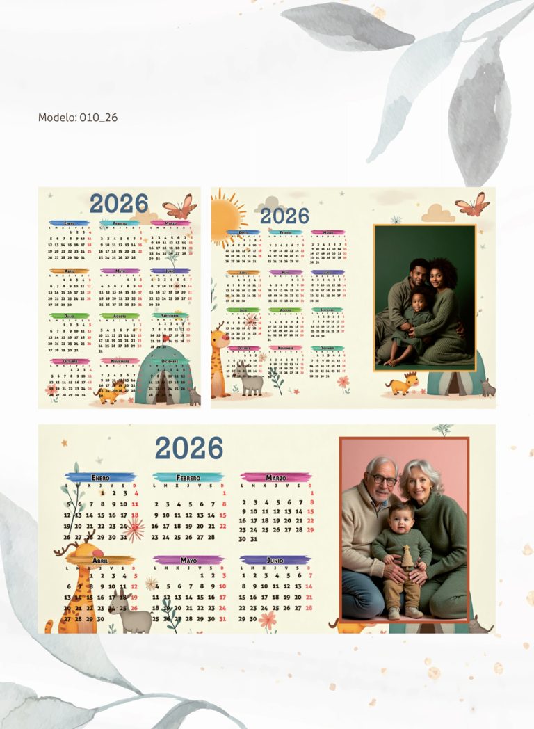 Calendarios Modelo 010