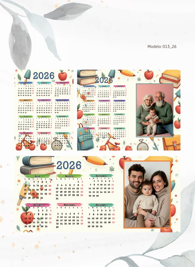 Calendarios Modelo 013
