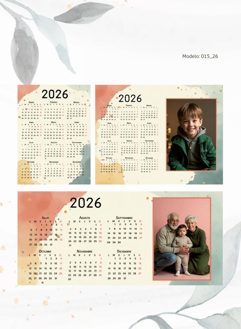 Calendarios Modelo 015