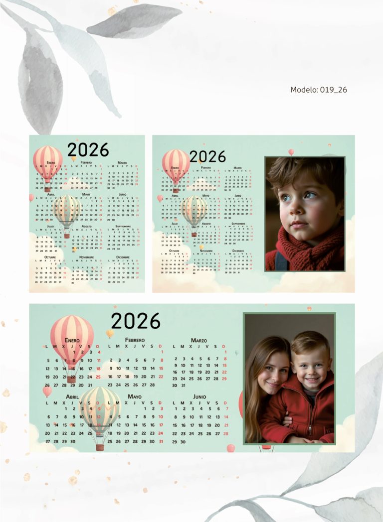 Calendarios Modelo 019