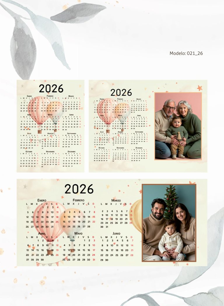Calendarios Modelo 021