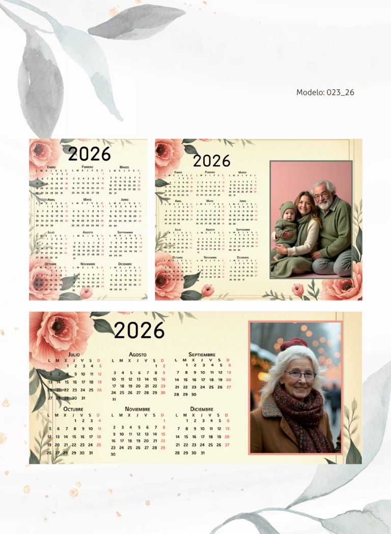 Calendarios Modelo 023