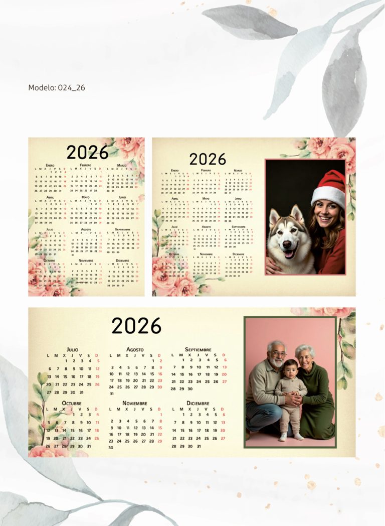 Calendarios Modelo 024