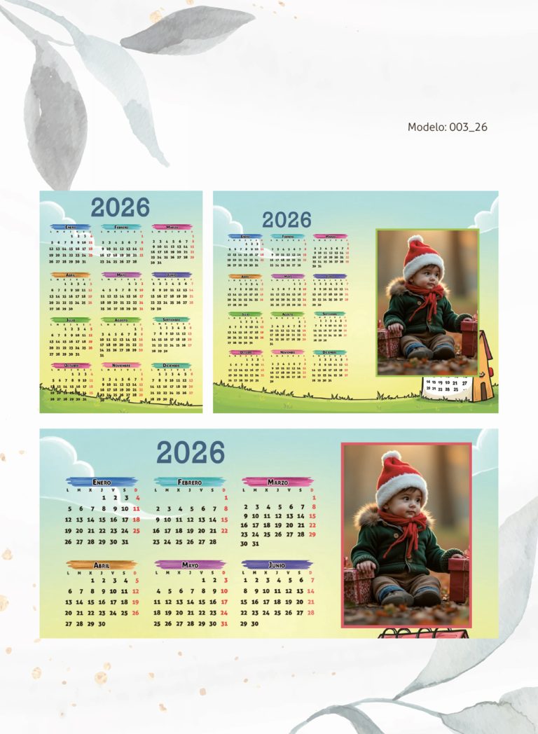 Calendarios Modelos 003